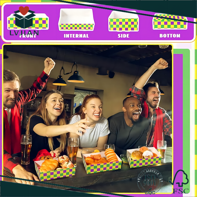 recycled paper cake box